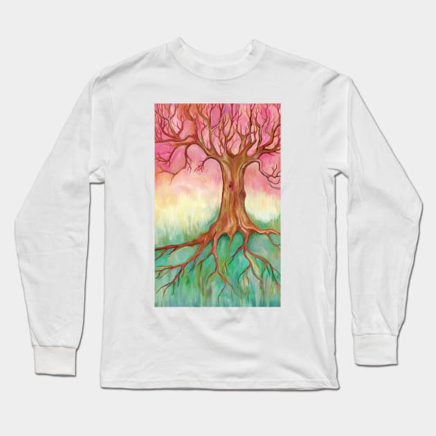 Above and Below Long Sleeve T-Shirt by micklyn